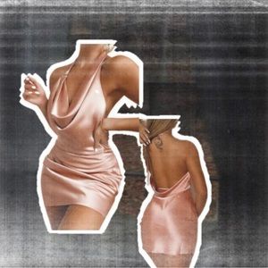 Sexy Halter Low Neck Low Back Dress